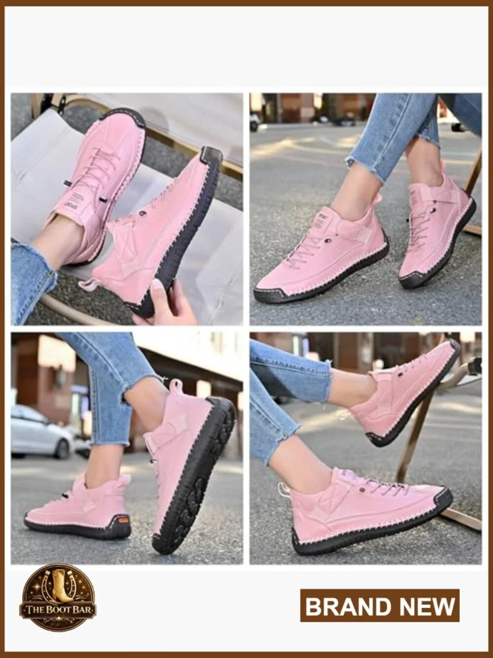 Women's Ankle Boots Slip On Loafers Breathable Walking Driving Casual Shoes